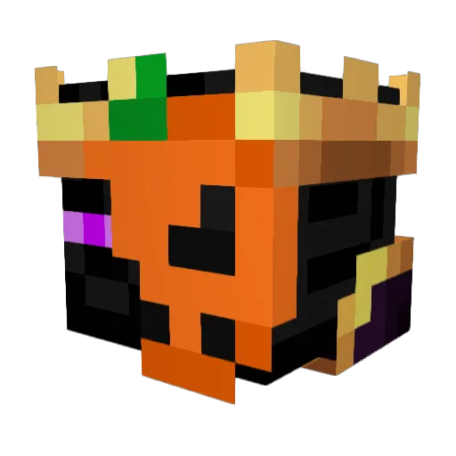 dnsibil Minecraft avatar head, 3D render
