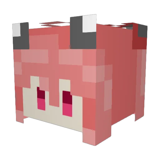 dnstje Minecraft avatar head, 3D render