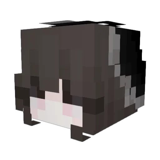 dntea Minecraft avatar head, 3D render