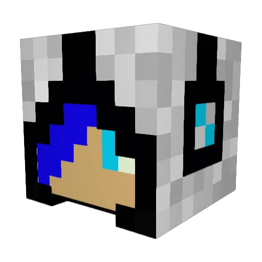 dnwldnjs12 Minecraft avatar head, 3D render