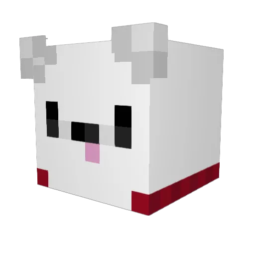 dnwn0115 Minecraft avatar head, 3D render