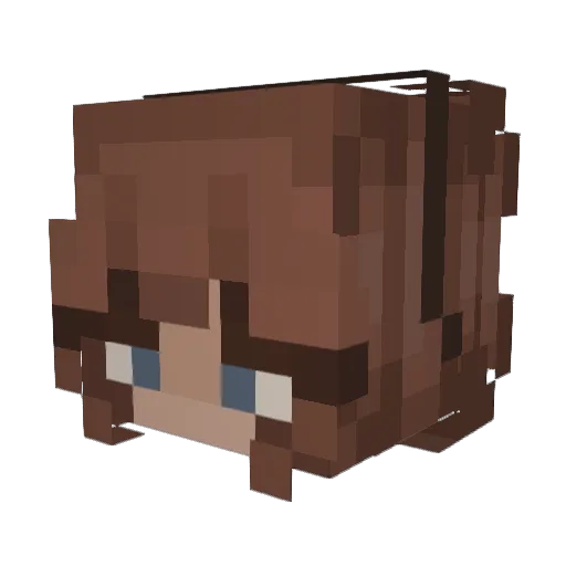 do4el Minecraft avatar head, 3D render