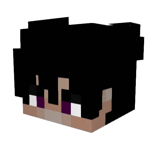 doSc_ Minecraft avatar head, 3D render
