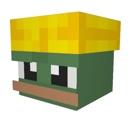 do_exe Minecraft avatar head, 3D render