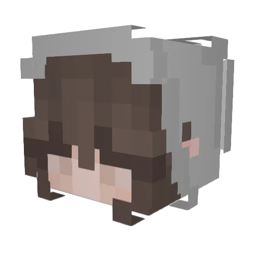 do_re_miranda Minecraft avatar head, 3D render
