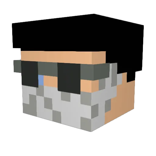 doabackflip34 Minecraft avatar head, 3D render