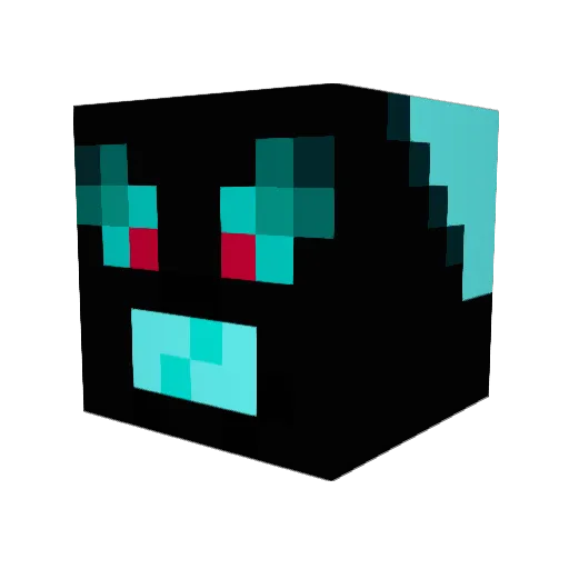 docalix Minecraft avatar head, 3D render