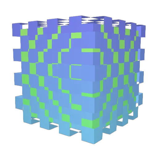 docduke395 Minecraft avatar head, 3D render