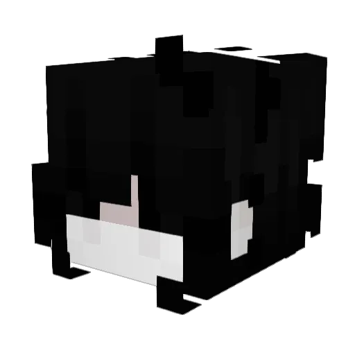 doch023 Minecraft avatar head, 3D render