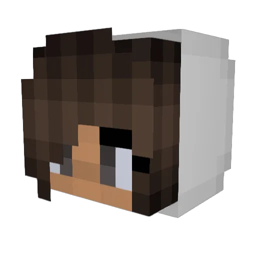 docmmh Minecraft avatar head, 3D render