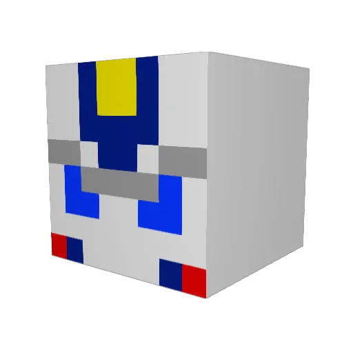 docsnakejr Minecraft avatar head, 3D render
