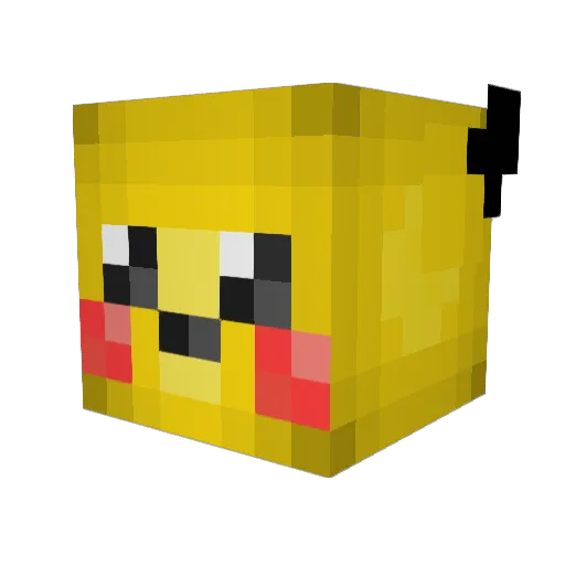 doctorblue95 Minecraft avatar head, 3D render