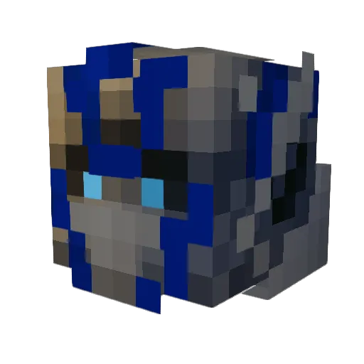 doctorprimus Minecraft avatar head, 3D render
