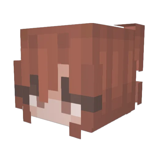 dodcam228 Minecraft avatar head, 3D render