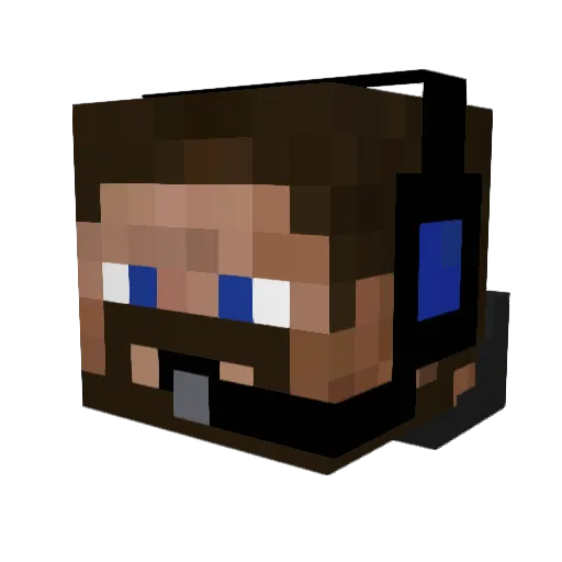doddydude Minecraft avatar head, 3D render