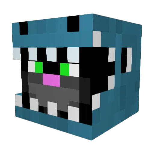 dodgerXyz Minecraft avatar head, 3D render