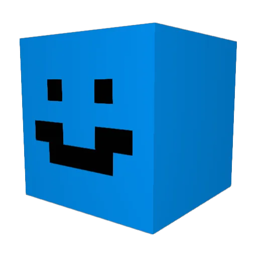 dodgers50 Minecraft avatar head, 3D render