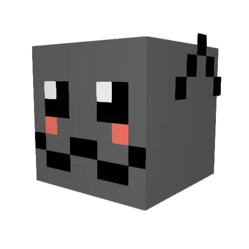 dodgyrommer Minecraft avatar head, 3D render