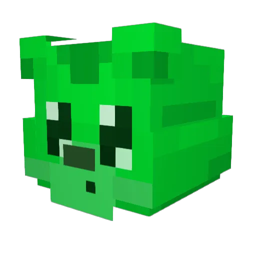 dodiejae Minecraft avatar head, 3D render