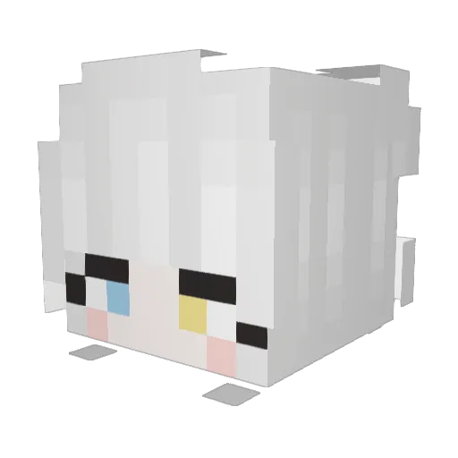 dodmmi Minecraft avatar head, 3D render