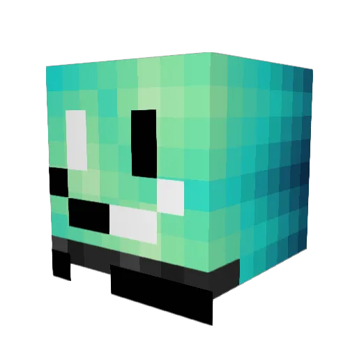 dodo2kim Minecraft avatar head, 3D render