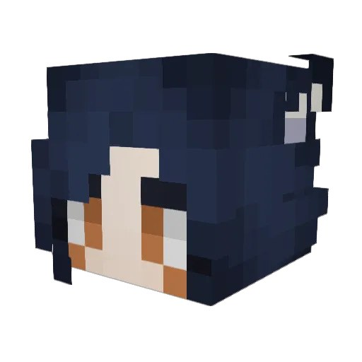 dodorans Minecraft avatar head, 3D render