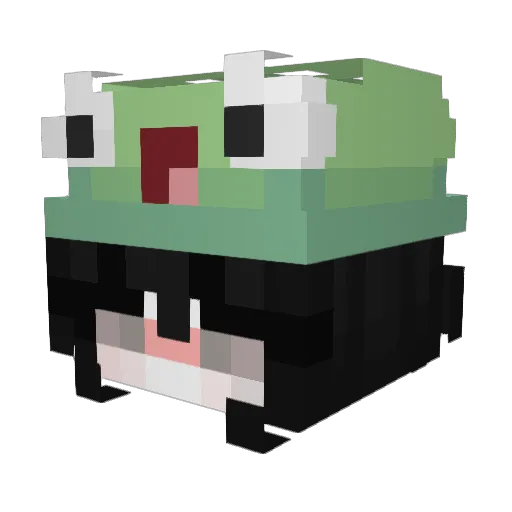 dodud_ Minecraft avatar head, 3D render