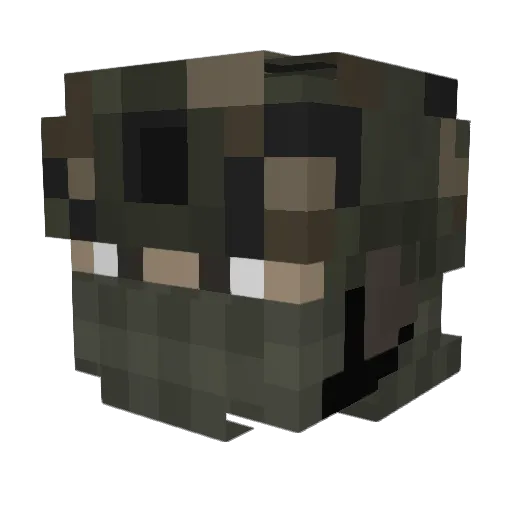 doe123321 Minecraft avatar head, 3D render