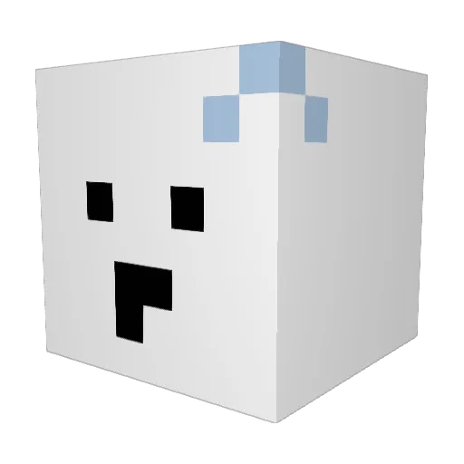 doehanc Minecraft avatar head, 3D render