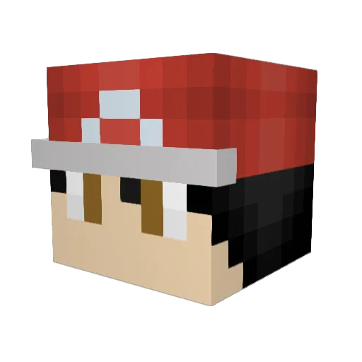 doesitgrip Minecraft avatar head, 3D render