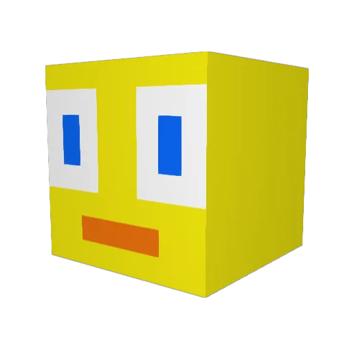 dofauburn Minecraft avatar head, 3D render