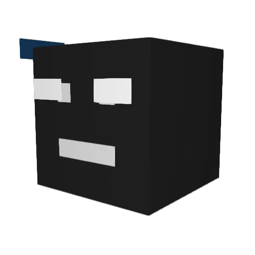 dofsFan Minecraft avatar head, 3D render