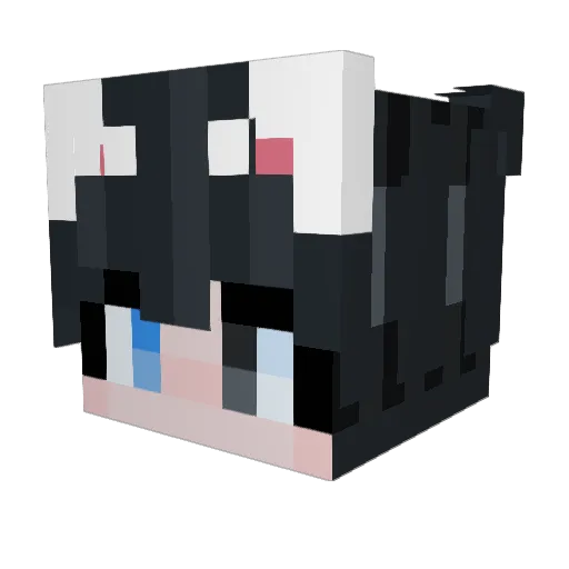dog96_cn Minecraft avatar head, 3D render