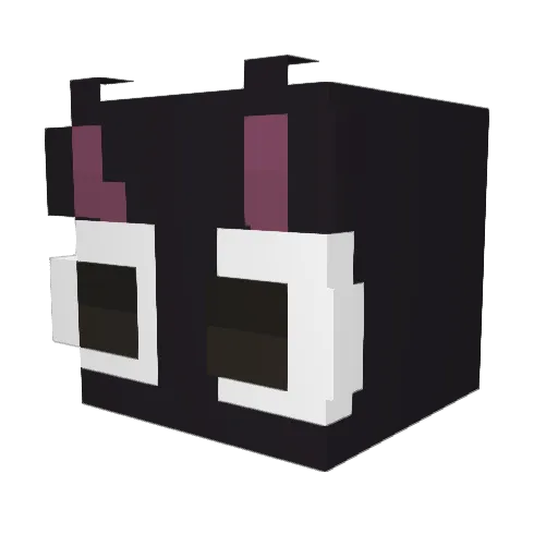 dog_lee Minecraft avatar head, 3D render