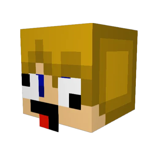 dogboy1233 Minecraft avatar head, 3D render