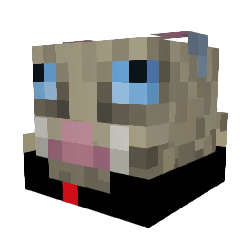 dogdoge_101 Minecraft avatar head, 3D render