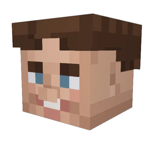 dogesoul Minecraft avatar head, 3D render