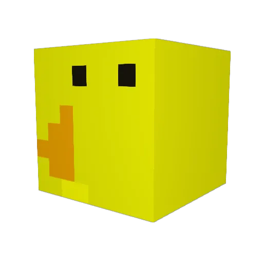 dogey59 Minecraft avatar head, 3D render
