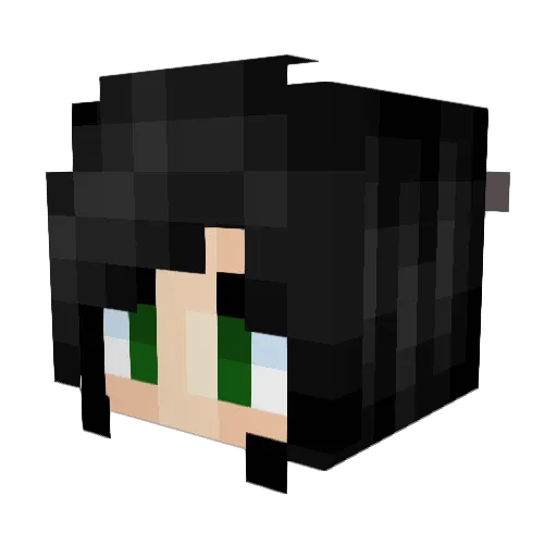 doggydiamond Minecraft avatar head, 3D render