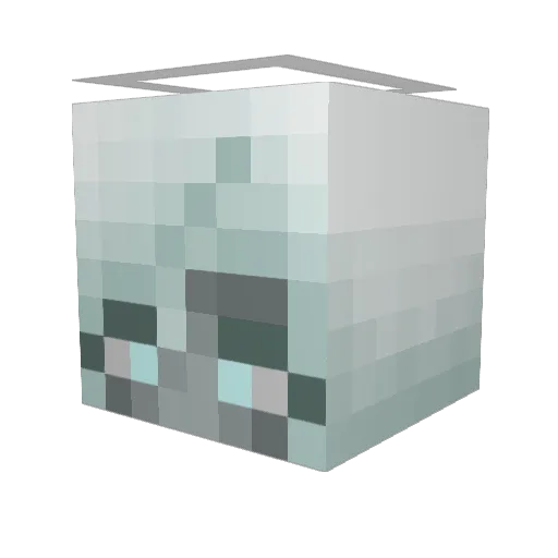 doggypoo Minecraft avatar head, 3D render