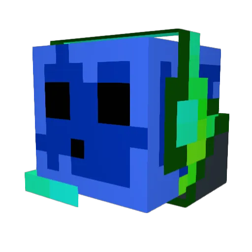 dogking767 Minecraft avatar head, 3D render
