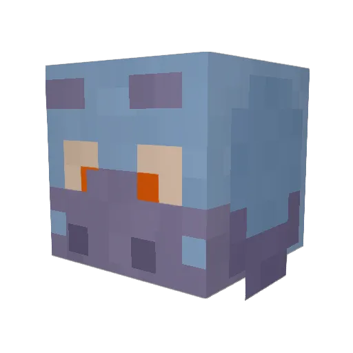 dogoffduty Minecraft avatar head, 3D render