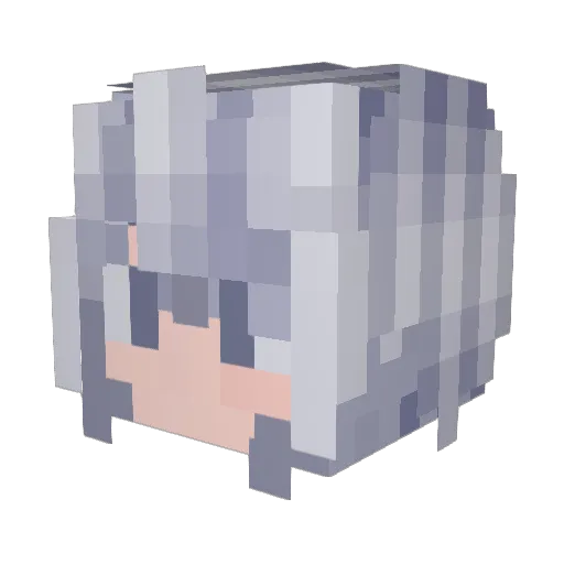 dogolden Minecraft avatar head, 3D render