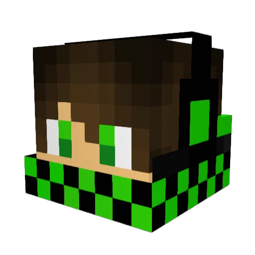 dogsarethe_wolfs Minecraft avatar head, 3D render
