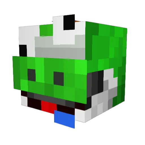 dogshi151 Minecraft avatar head, 3D render