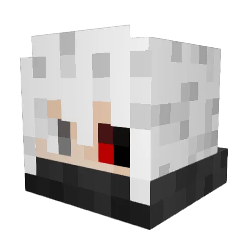 dogtastic Minecraft avatar head, 3D render