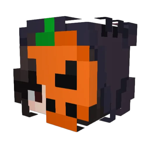 dogyscat Minecraft avatar head, 3D render