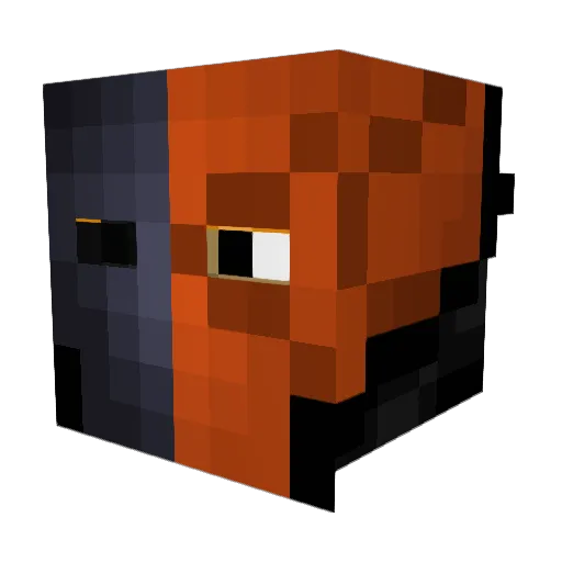 dogzilla04 Minecraft avatar head, 3D render