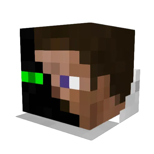 doh007 Minecraft avatar head, 3D render