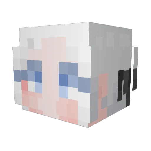dohwa_0604 Minecraft avatar head, 3D render